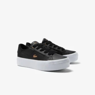 Ziane Plateau-Sneaker aus Leder für Damen