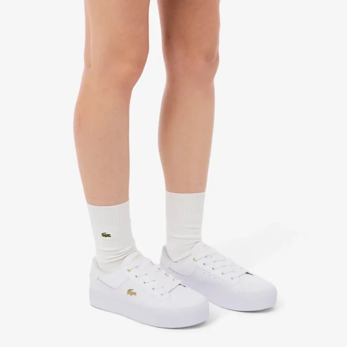 Ziane Plateau-Sneaker aus Leder für Damen Ziane Plateau-Sneaker aus Leder für Damen